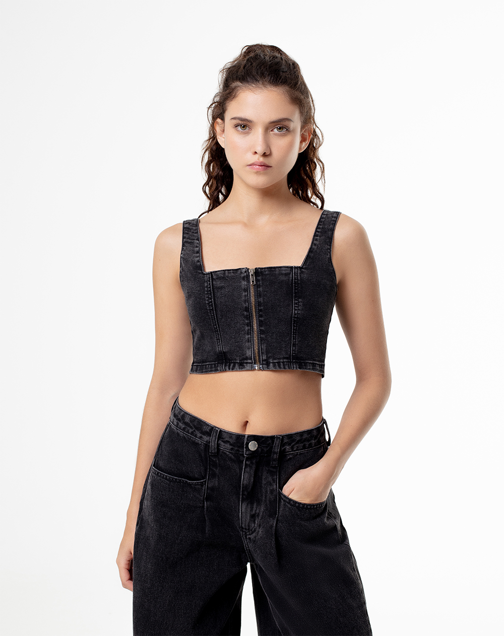 Sazi crop top 40246 frente